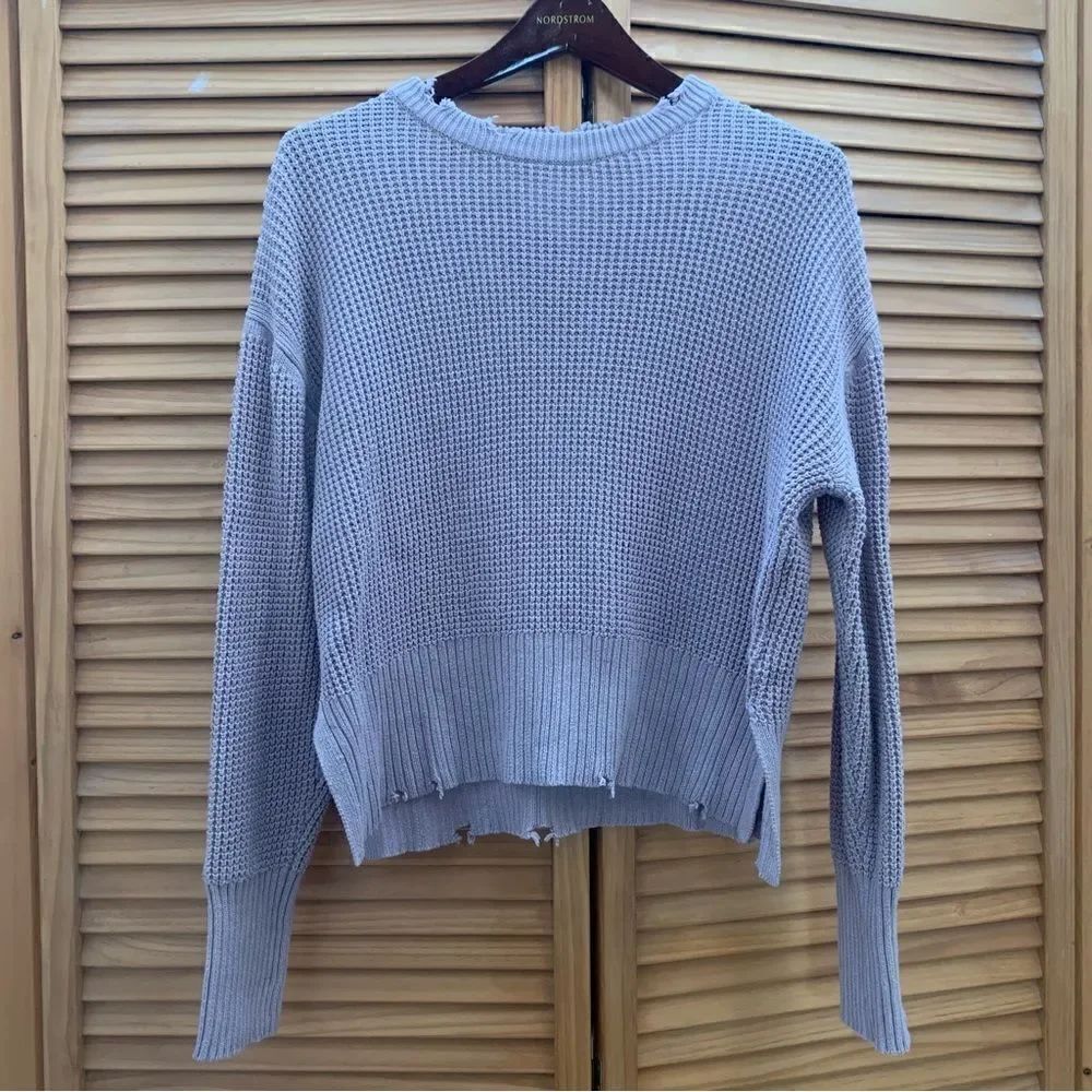 Pistola Frayed Edge Sweater size small